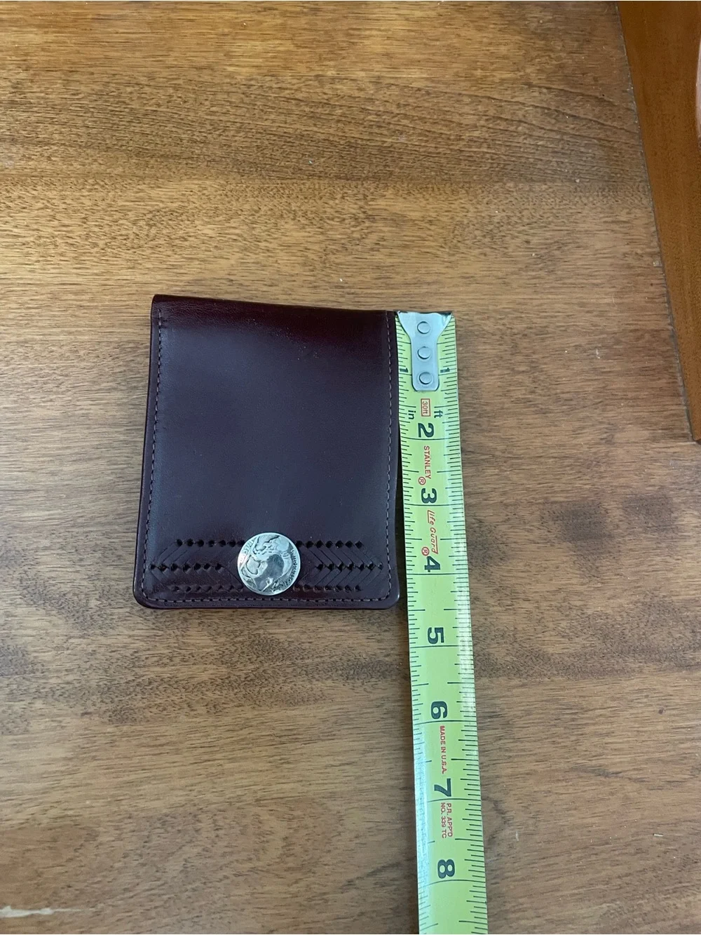 Brighton Cody Buffalo Passcode Bifold Leather Wallet- Brown